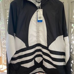 Adidas hoody track logo wear men’s large